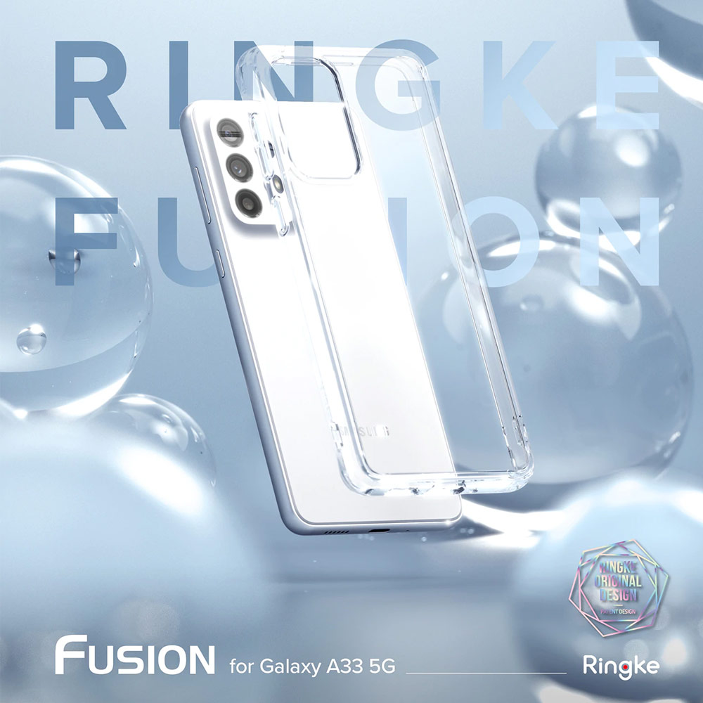 Picture of Samsung Galaxy A33 Case | Ringke Fusion Drop Protection Case for Samsung Galaxy A33 Case (Clear)