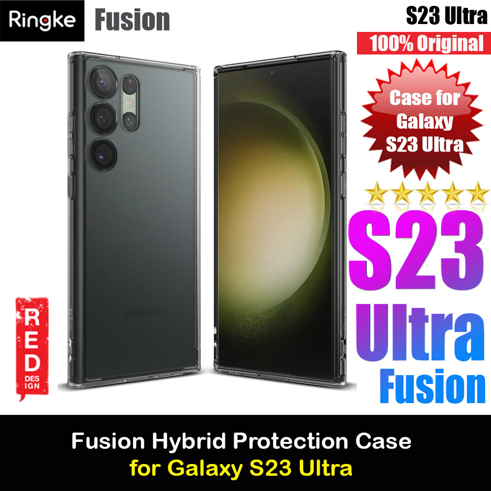 Picture of Ringke Fusion Transparent Protection Case for Samsung Galaxy S23 Ultra (Matte Smoke) Samsung Galaxy S23 Ultra- Samsung Galaxy S23 Ultra Cases, Samsung Galaxy S23 Ultra Covers, iPad Cases and a wide selection of Samsung Galaxy S23 Ultra Accessories in Malaysia, Sabah, Sarawak and Singapore 