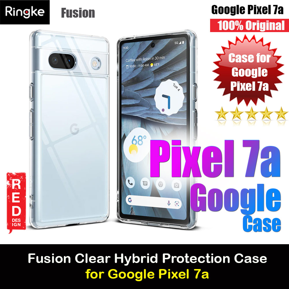 Picture of Ringke Fusion Hybrid Clear Protection for Google Pixel 7a (Clear) Google Pixel 7a- Google Pixel 7a Cases, Google Pixel 7a Covers, iPad Cases and a wide selection of Google Pixel 7a Accessories in Malaysia, Sabah, Sarawak and Singapore 