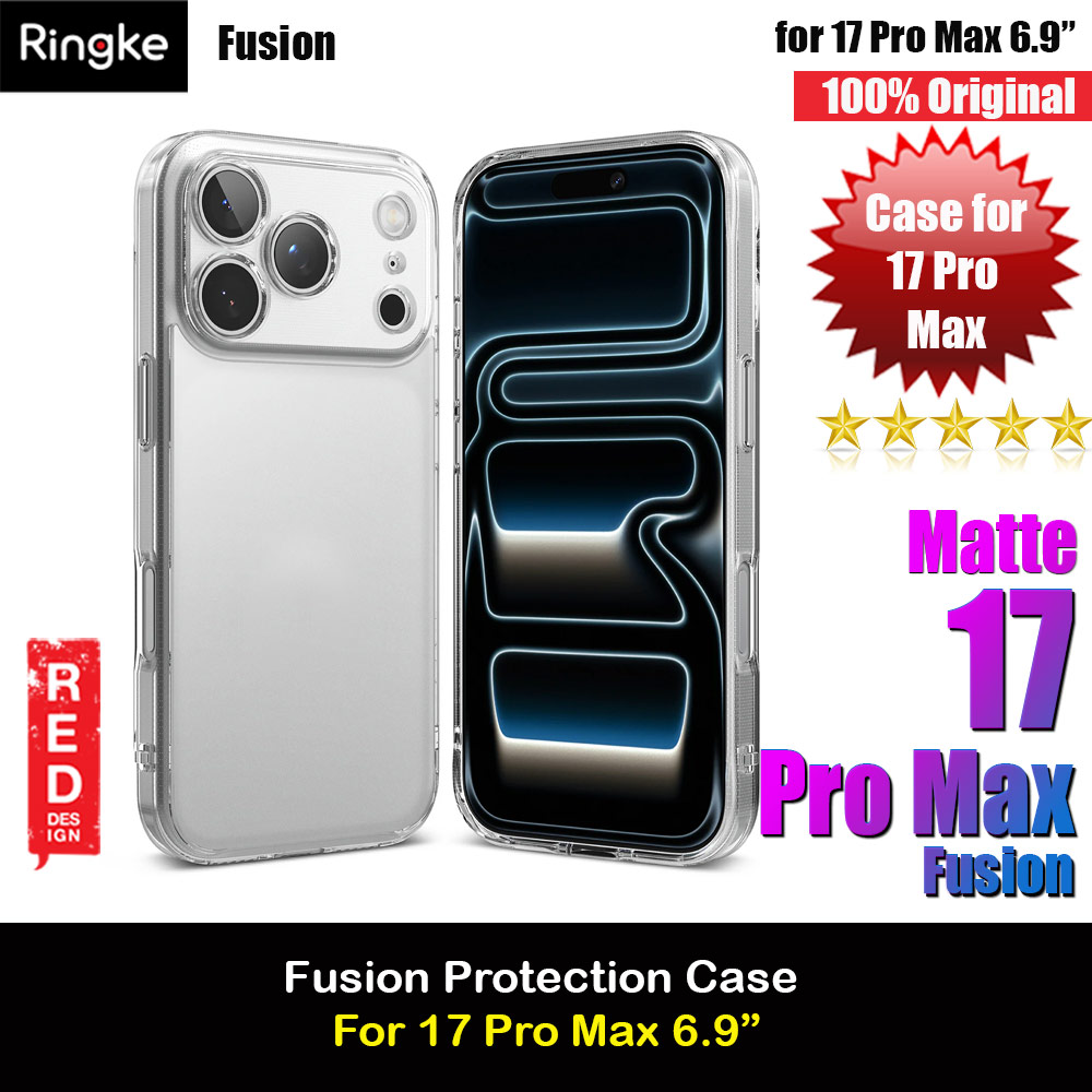 Picture of Apple iPhone 17 Pro Max 6.9 Case | Ringke Fusion Slim Drop Protection Case for iPhone 17 Pro Max 6.9 (Matte)