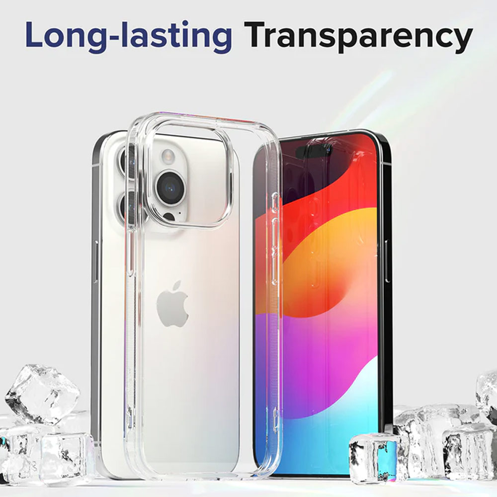 Picture of Apple iPhone 15 Pro 6.1 Case | Ringke Fusion Slim Drop Protection Case for Apple iPhone 15 Pro 6.1 (Clear)