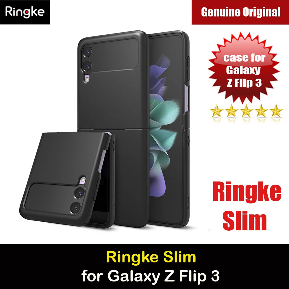 Picture of Ringke Slim Protection Clear Case for Samsung Galaxy Z Flip 3 (Black) Samsung Galaxy Z Flip 3- Samsung Galaxy Z Flip 3 Cases, Samsung Galaxy Z Flip 3 Covers, iPad Cases and a wide selection of Samsung Galaxy Z Flip 3 Accessories in Malaysia, Sabah, Sarawak and Singapore 