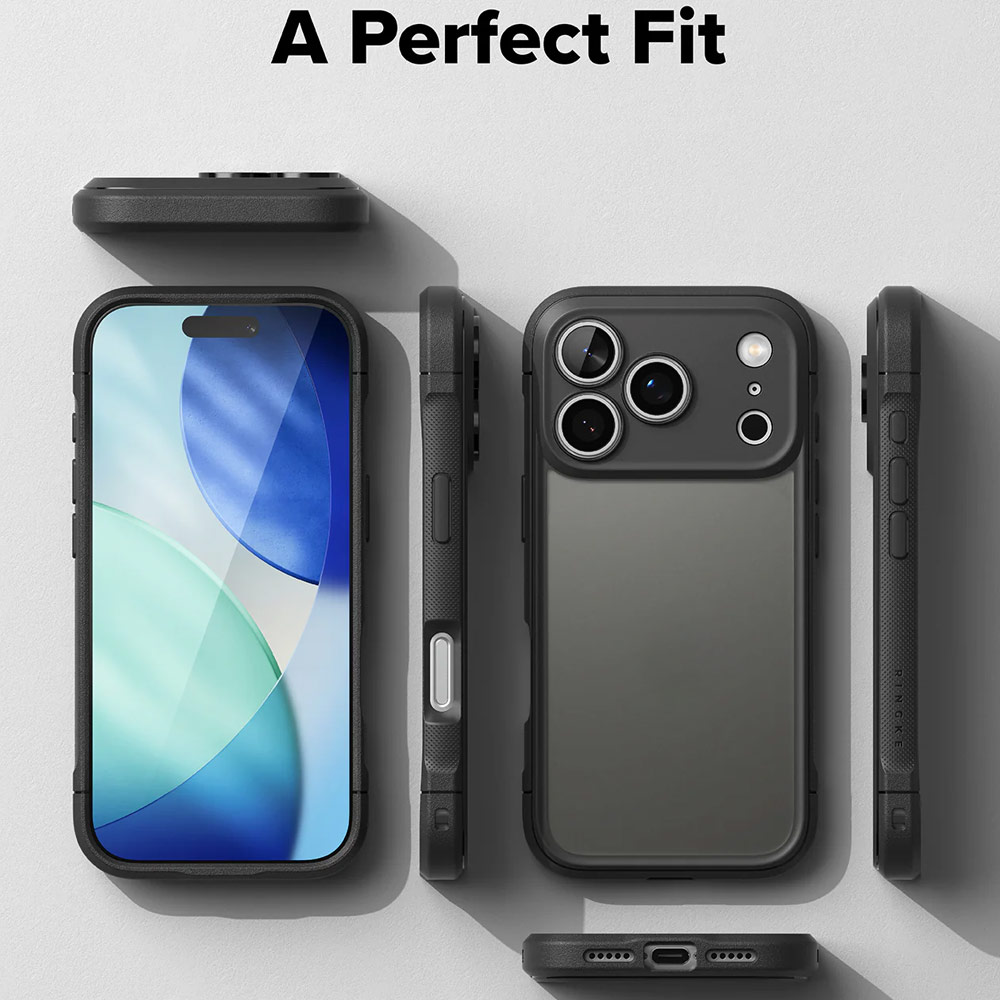 Picture of Apple iPhone 17 Pro Max 6.9 Case | Ringke Fusion Bold Anti Finger Print Anti Slip Drop Protection Case for iPhone 17 Pro Max 6.9 (Matte Black)