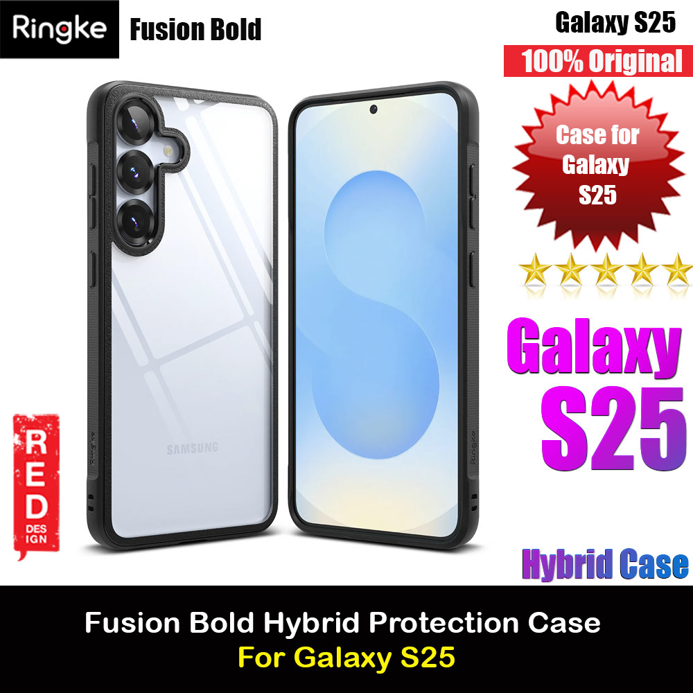 Picture of Ringke Fusion Bold Transparent Protection Case for Samsung Galaxy S25 (Black) Samsung Galaxy S25- Samsung Galaxy S25 Cases, Samsung Galaxy S25 Covers, iPad Cases and a wide selection of Samsung Galaxy S25 Accessories in Malaysia, Sabah, Sarawak and Singapore 