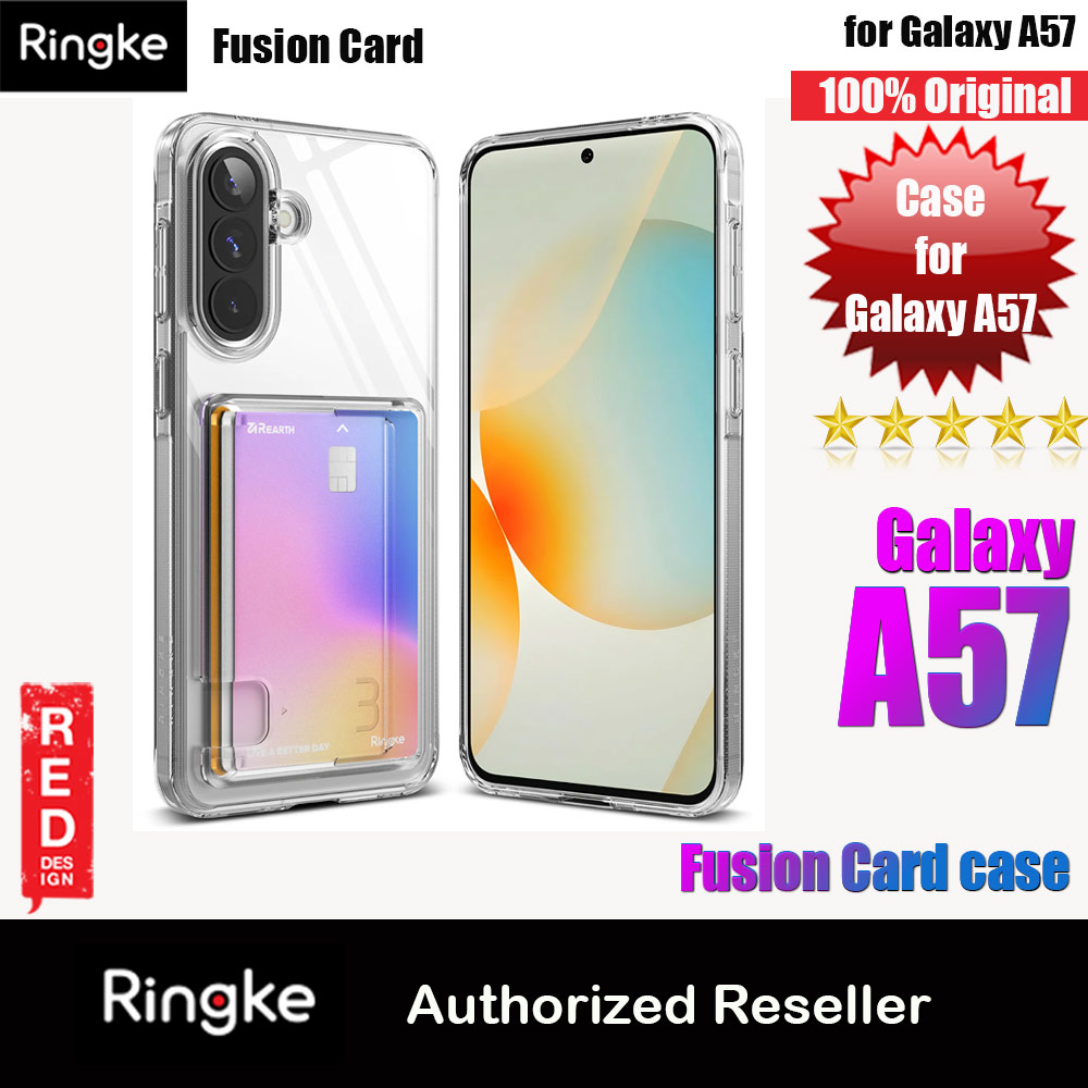 Picture of Ringke Fusion Card Transparent Hybrid Card Holder Protection Case for Samsung Galaxy A57 (Clear) Samsung Galaxy A57- Samsung Galaxy A57 Cases, Samsung Galaxy A57 Covers, iPad Cases and a wide selection of Samsung Galaxy A57 Accessories in Malaysia, Sabah, Sarawak and Singapore 