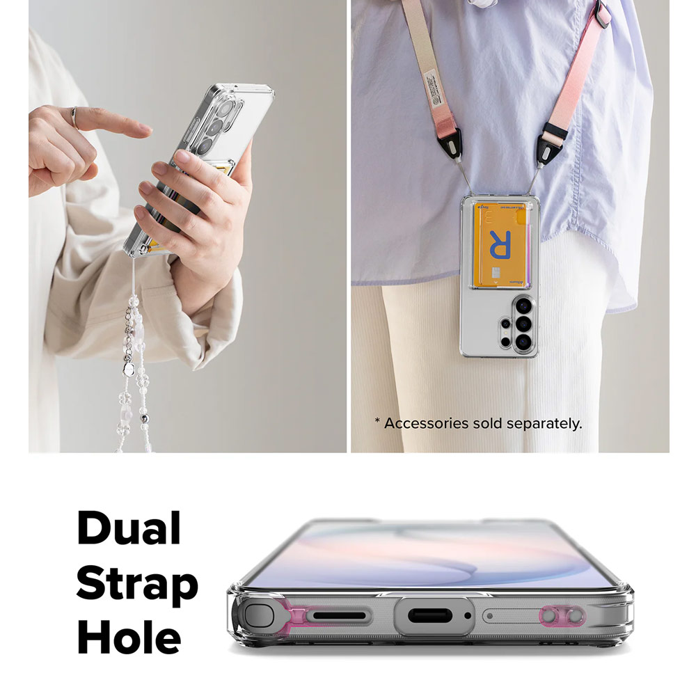 Picture of Samsung Galaxy S26 Ultra Case | Ringke Fusion Card Holder Protection Case for Samsung Galaxy S26 Ultra (Clear)