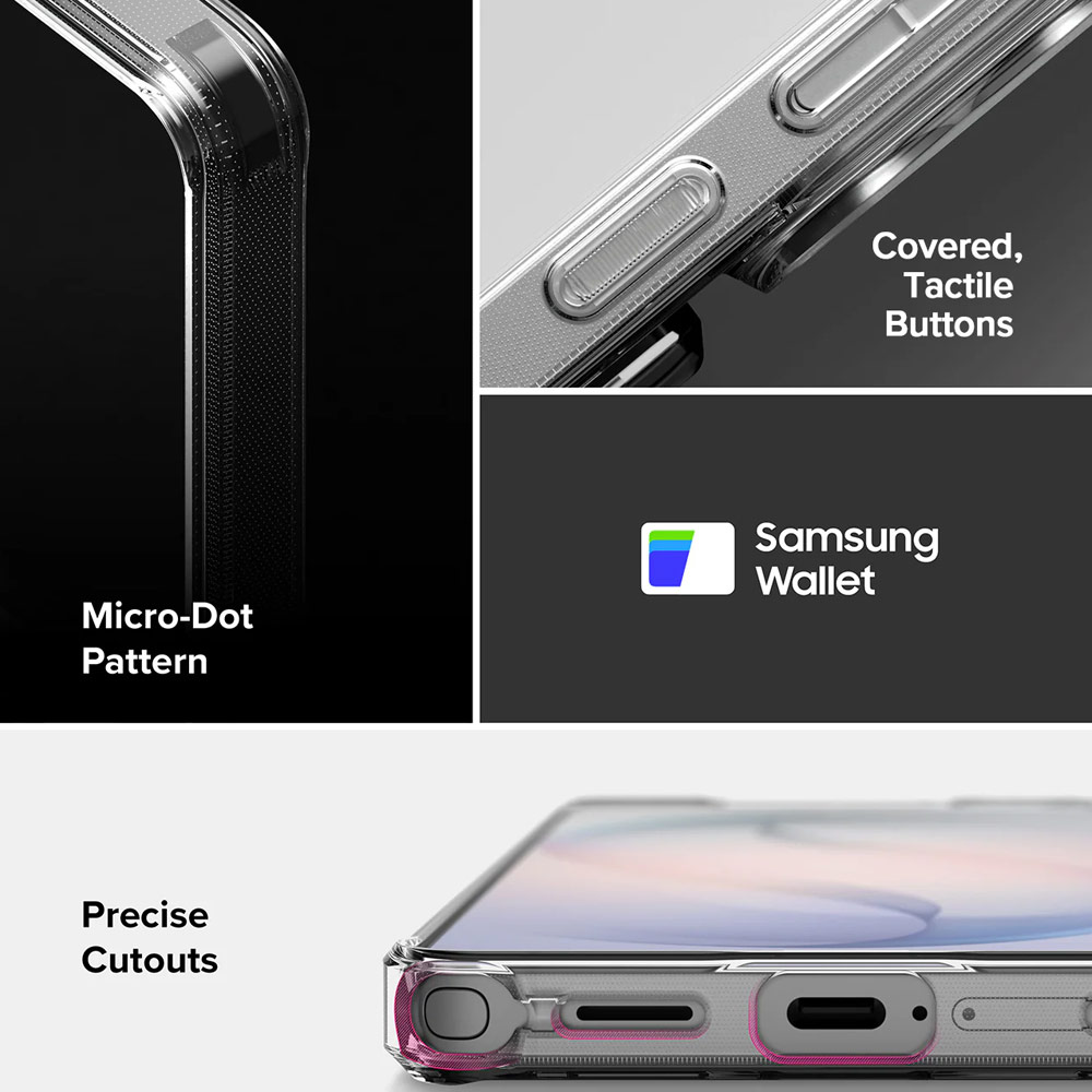 Picture of Samsung Galaxy S26 Ultra Case | Ringke Fusion Card Holder Protection Case for Samsung Galaxy S26 Ultra (Clear)