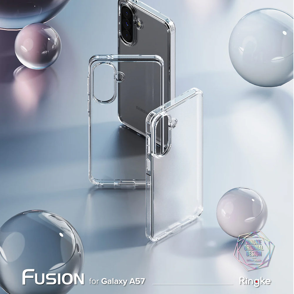 Picture of Samsung Galaxy A57 Case | Ringke Fusion Transparent Hybrid Protection Case for Samsung Galaxy A57 (Clear)