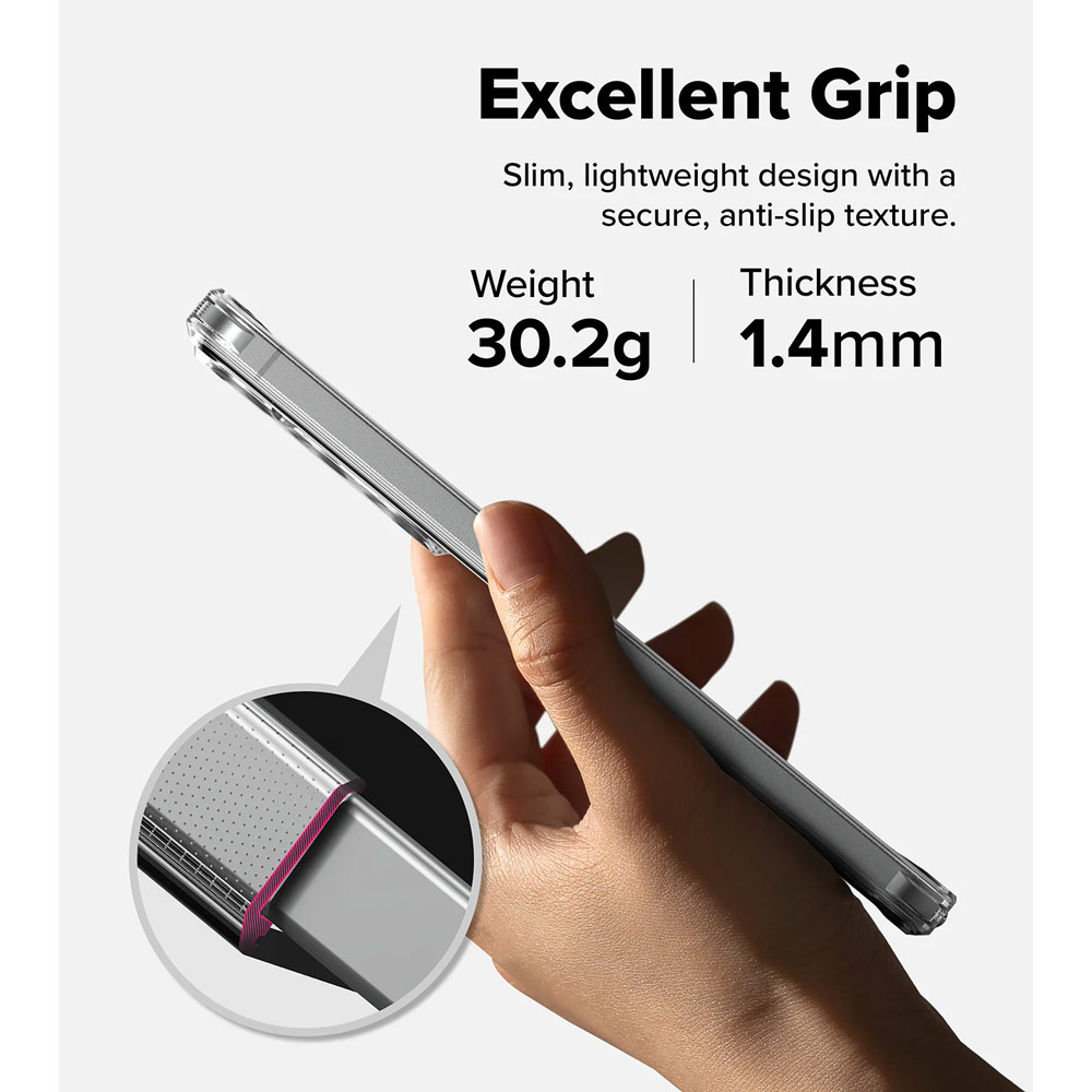 Picture of Samsung Galaxy S26 Plus Case | Ringke Fusion Transparent Protection Case for Samsung Galaxy S26 Plus (Clear)