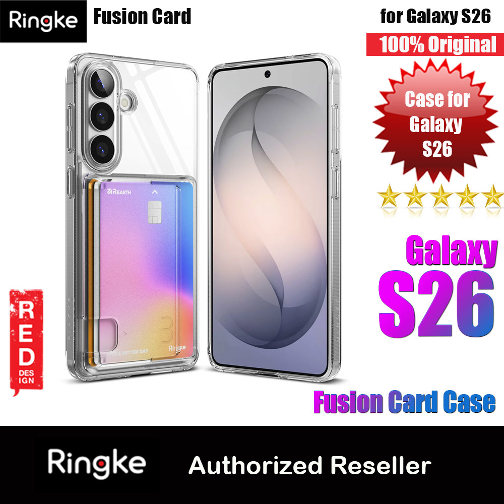 Picture of Ringke Fusion Card Holder Protection Case for Samsung Galaxy S26 (Clear) Samsung Galaxy S26- Samsung Galaxy S26 Cases, Samsung Galaxy S26 Covers, iPad Cases and a wide selection of Samsung Galaxy S26 Accessories in Malaysia, Sabah, Sarawak and Singapore 