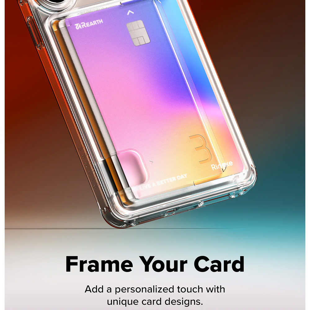 Picture of Samsung Galaxy S26 Case | Ringke Fusion Card Holder Protection Case for Samsung Galaxy S26 (Clear)