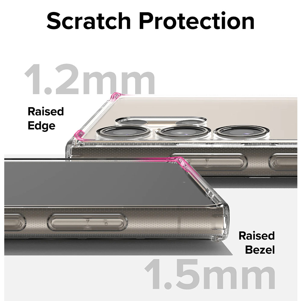 Picture of Samsung Galaxy S24 Ultra Case | Ringke Fusion Drop Protection Case for Samsung Galaxy S24 Ultra 6.8 (Clear)