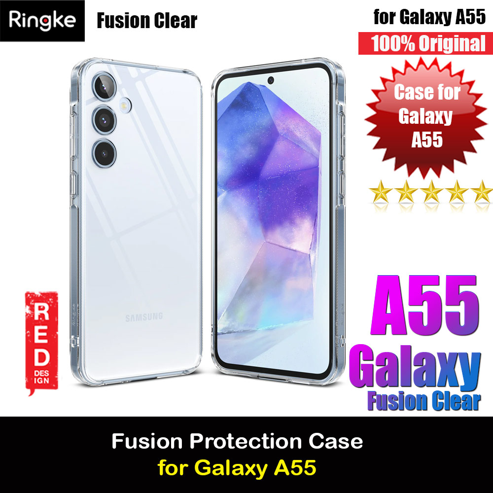 Picture of Ringke Fusion Drop Protection Case for Samsung Galaxy A55 Case (Clear) Samsung Galaxy A55- Samsung Galaxy A55 Cases, Samsung Galaxy A55 Covers, iPad Cases and a wide selection of Samsung Galaxy A55 Accessories in Malaysia, Sabah, Sarawak and Singapore 