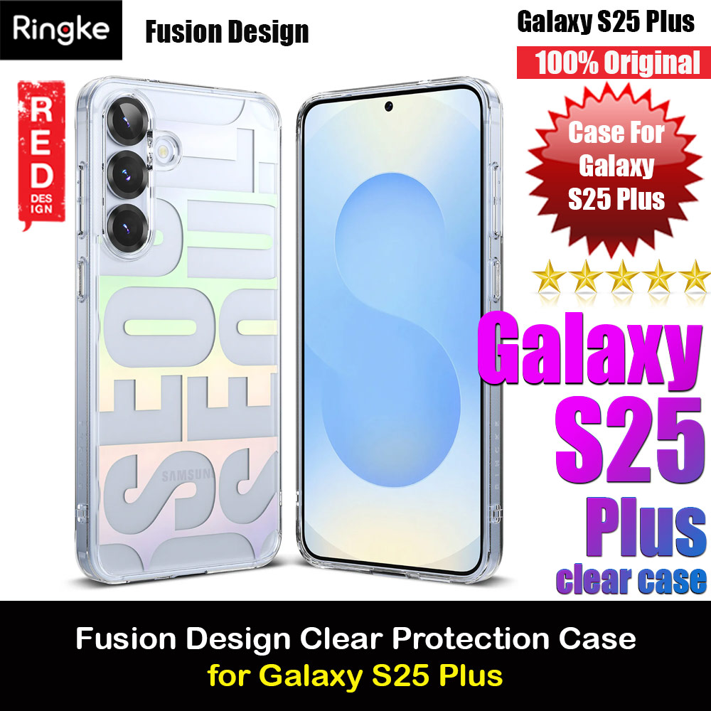 Picture of Ringke Fusion Design Transparent Protection Case for Samsung Galaxy S25 Plus(Seoul) Samsung Galaxy S25 Plus- Samsung Galaxy S25 Plus Cases, Samsung Galaxy S25 Plus Covers, iPad Cases and a wide selection of Samsung Galaxy S25 Plus Accessories in Malaysia, Sabah, Sarawak and Singapore 