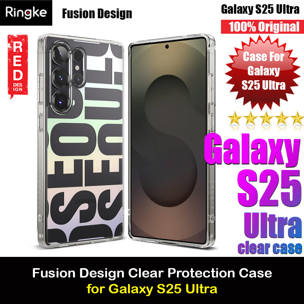 Picture of Ringke Fusion Design Transparent Protection Case for Samsung Galaxy S25 Ultra (Seoul) Samsung Galaxy S25 Ultra- Samsung Galaxy S25 Ultra Cases, Samsung Galaxy S25 Ultra Covers, iPad Cases and a wide selection of Samsung Galaxy S25 Ultra Accessories in Malaysia, Sabah, Sarawak and Singapore 