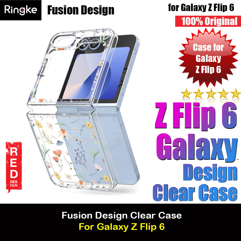 Picture of Ringke Fusion Design Protection Case with Strap Hole for Samsung Galaxy Z Flip 6 (Dry Flowers) Samsung Galaxy Z Flip 6- Samsung Galaxy Z Flip 6 Cases, Samsung Galaxy Z Flip 6 Covers, iPad Cases and a wide selection of Samsung Galaxy Z Flip 6 Accessories in Malaysia, Sabah, Sarawak and Singapore 