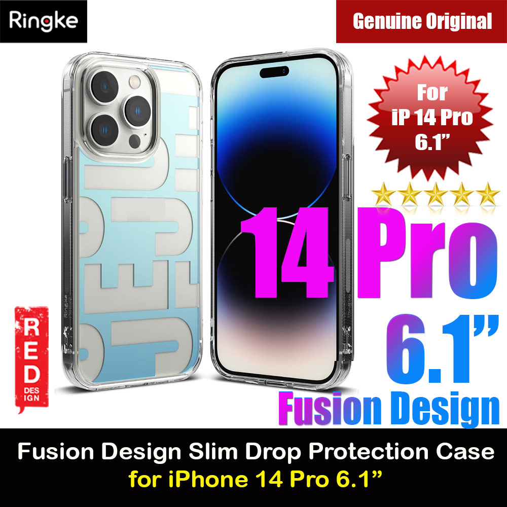 Picture of Apple iPhone 14 Pro 6.1 Case | Ringke Fusion Design Female Modern Women Girl Trendy Design Slim Drop Protection Case for iPhone 14 Pro 6.1 (Jeju)