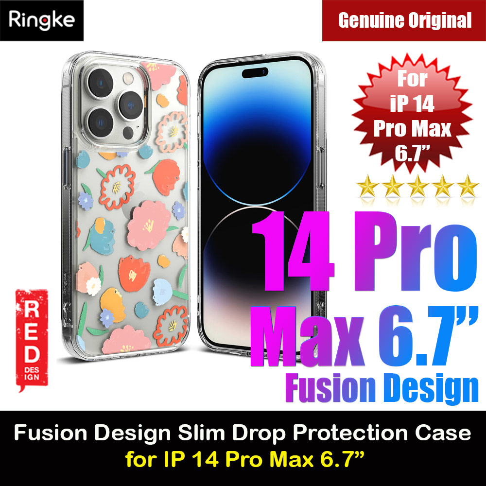 Picture of Ringke Fusion Design Female Modern Women Girl Trendy Design Slim Drop Protection Case for iPhone 14 Pro Max 6.7 (Floral) Apple iPhone 14 Pro Max 6.7- Apple iPhone 14 Pro Max 6.7 Cases, Apple iPhone 14 Pro Max 6.7 Covers, iPad Cases and a wide selection of Apple iPhone 14 Pro Max 6.7 Accessories in Malaysia, Sabah, Sarawak and Singapore 