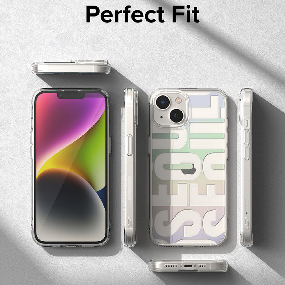 Picture of Apple iPhone 14 Plus 6.7 Case | Ringke Fusion Design Female Modern Women Girl Trendy Design Slim Drop Protection Case for iPhone 14 Plus 6.7 (Seoul)