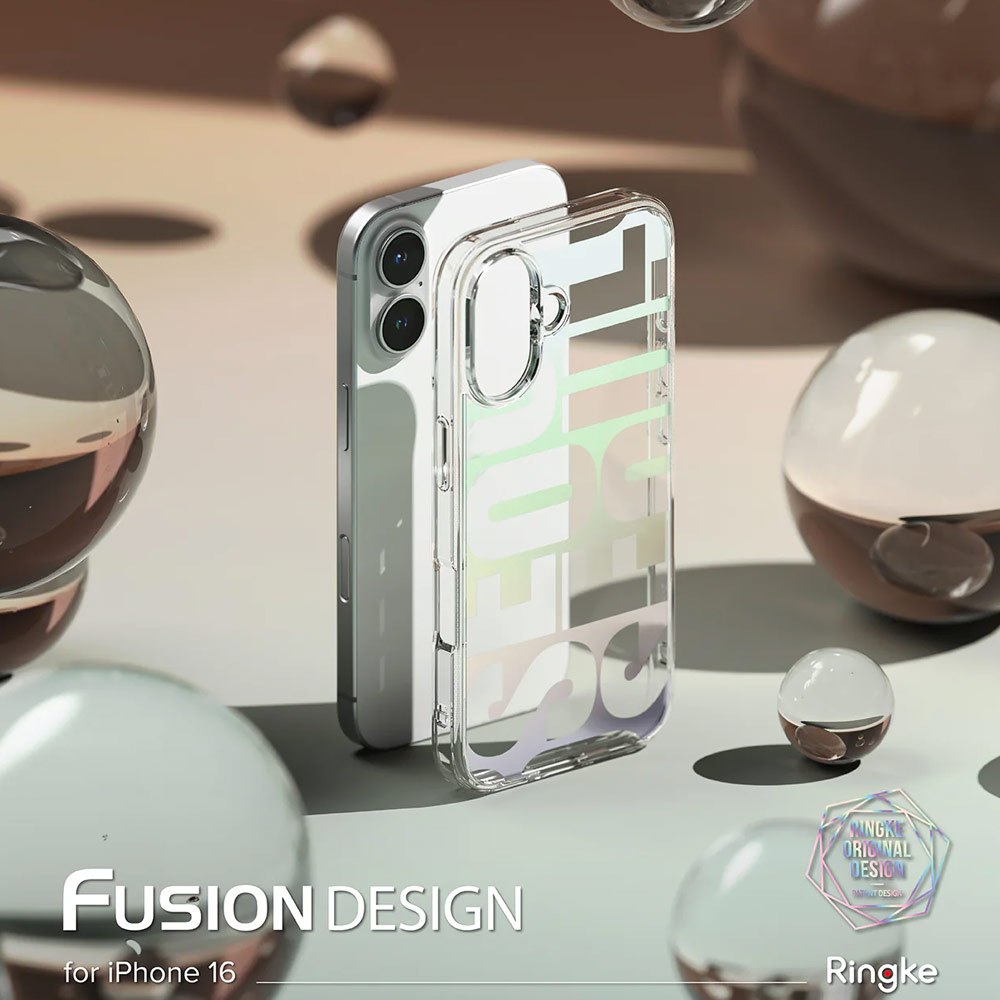 Picture of Apple iPhone 16 6.1 Case | Ringke Fusion Design Drop Protection Case for iPhone 16 6.1 (Seoul)