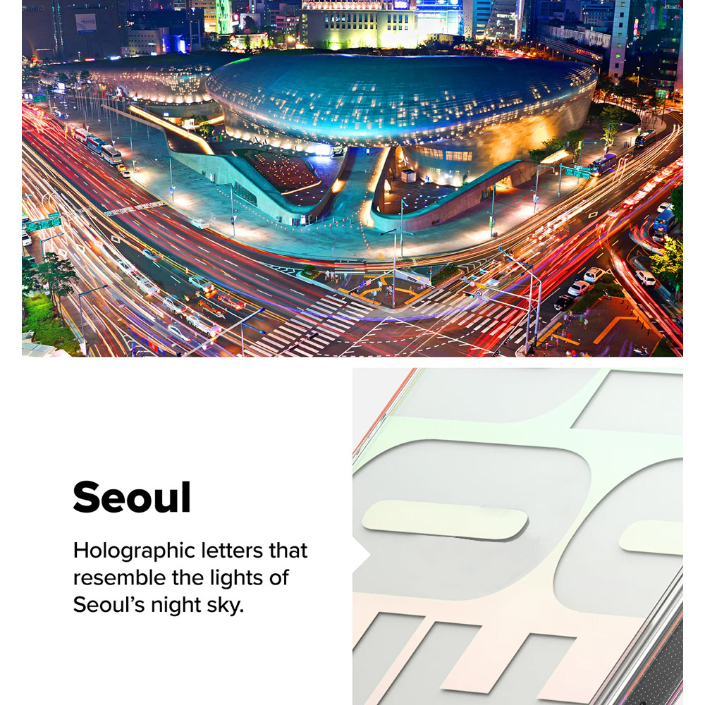 Picture of Apple iPhone 16 6.1 Case | Ringke Fusion Design Drop Protection Case for iPhone 16 6.1 (Seoul)