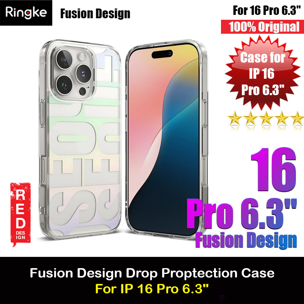 Picture of Ringke Fusion Design Drop Protection Case for iPhone 16 Pro 6.3 (Seoul) Apple iPhone 16 Pro 6.3- Apple iPhone 16 Pro 6.3 Cases, Apple iPhone 16 Pro 6.3 Covers, iPad Cases and a wide selection of Apple iPhone 16 Pro 6.3 Accessories in Malaysia, Sabah, Sarawak and Singapore 