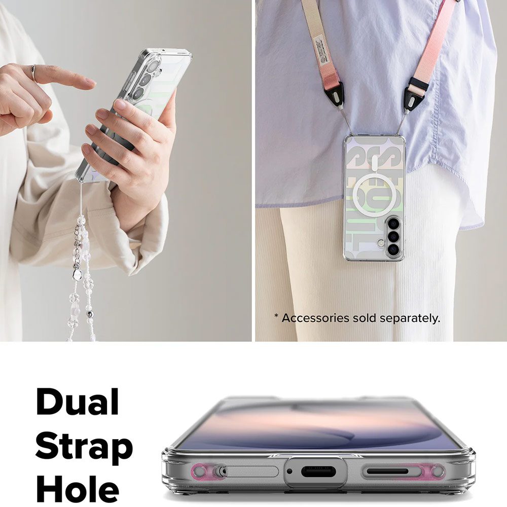 Picture of Samsung Galaxy S26 Case | Ringke Fusion Design Magnetic Transparent Protection Case for Samsung Galaxy S26 (Seoul)