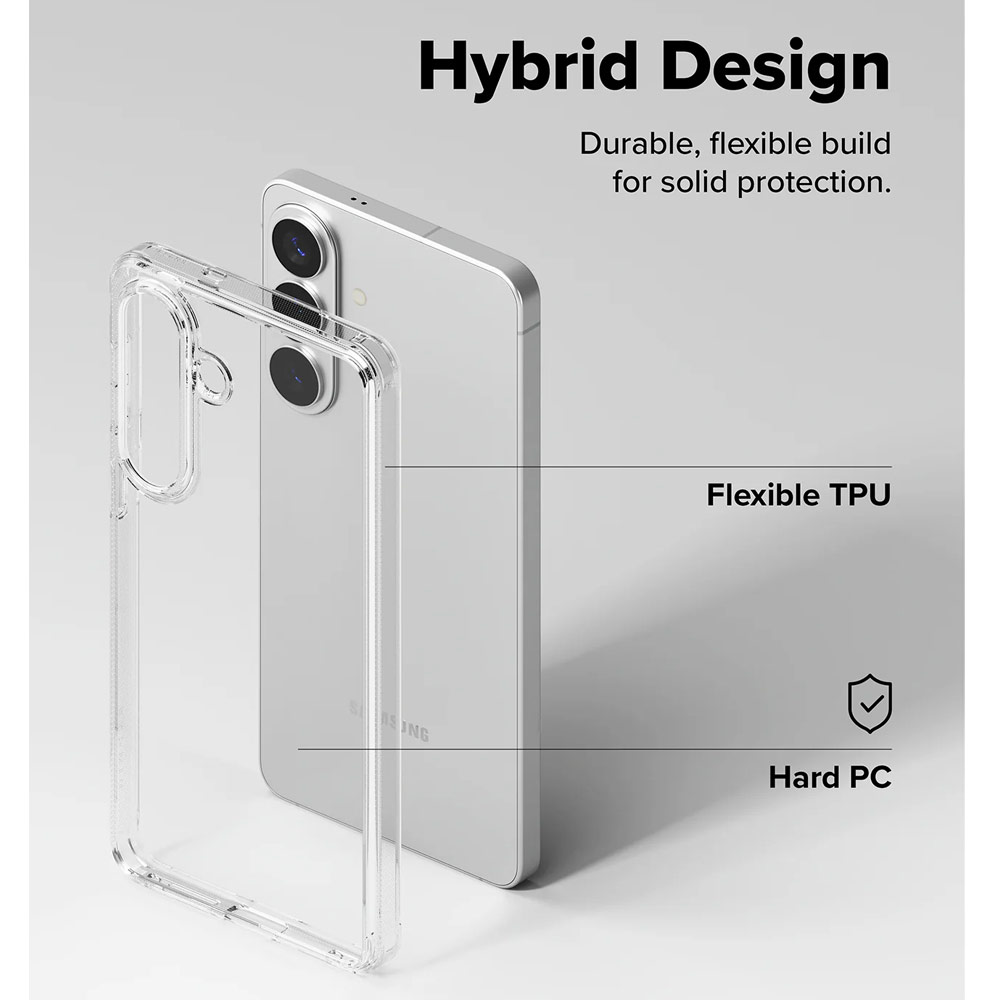 Picture of Samsung Galaxy S26 Case | Ringke Fusion Transparent Protection Case for Samsung Galaxy S26 (Clear)