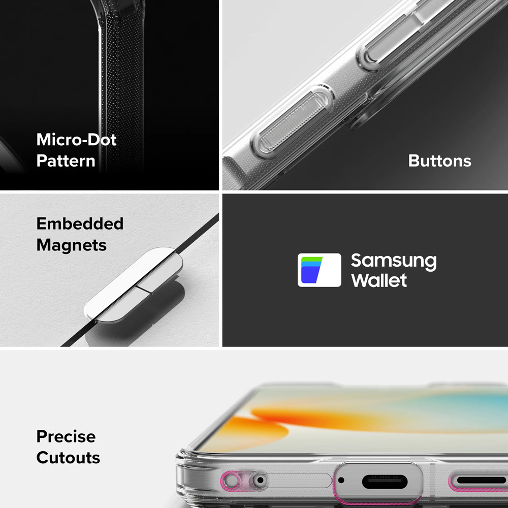 Picture of Samsung Galaxy A57 Case | Ringke Fusion Magnetic Transparent Hybrid Protection Case for Samsung Galaxy A57 (Matte)