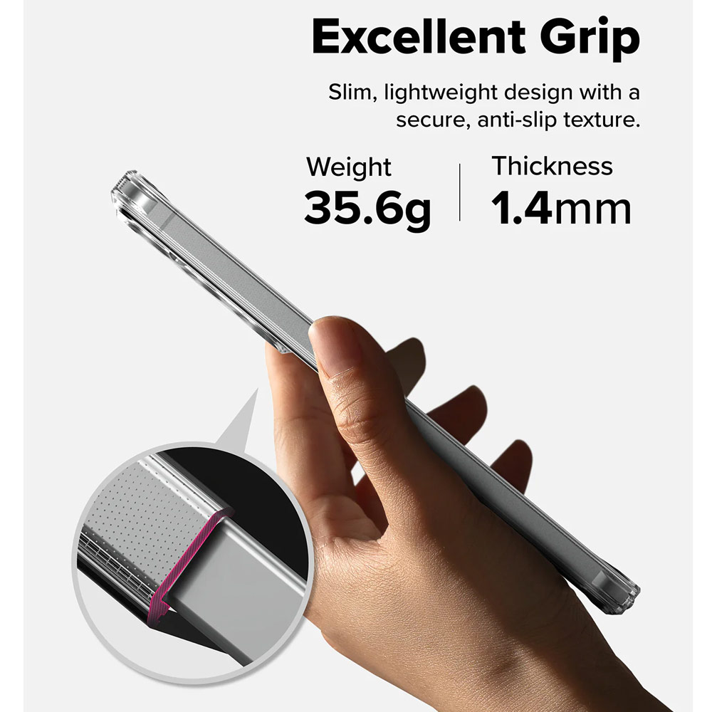 Picture of Samsung Galaxy S26 Plus Case | Ringke Fusion Magnetic Transparent Protection Case for Samsung Galaxy S26 Plus (Clear)