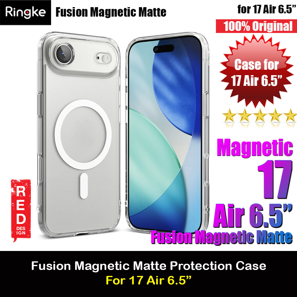 Picture of Ringke Fusion Magnetic Slim Drop Protection Case Magsafe Compatible for  iPhone 17 Air 6.5 (Matte) Apple iPhone Air 6.5- Apple iPhone Air 6.5 Cases, Apple iPhone Air 6.5 Covers, iPad Cases and a wide selection of Apple iPhone Air 6.5 Accessories in Malaysia, Sabah, Sarawak and Singapore 