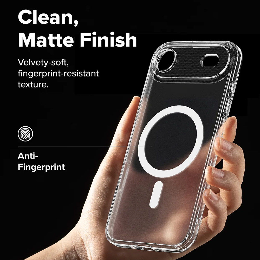 Picture of Apple iPhone Air 6.5 Case | Ringke Fusion Magnetic Slim Drop Protection Case Magsafe Compatible for iPhone 17 Air 6.5 (Matte)