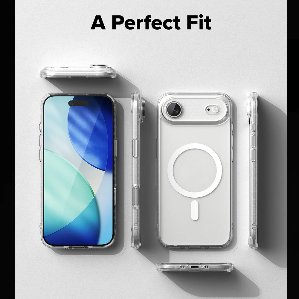 Picture of Apple iPhone Air 6.5 Case | Ringke Fusion Magnetic Slim Drop Protection Case Magsafe Compatible for iPhone 17 Air 6.5 (Matte)