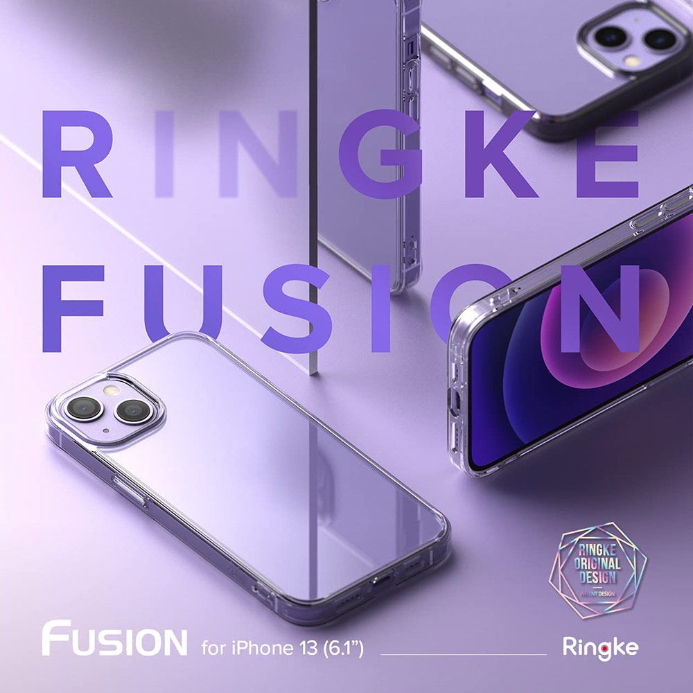 Picture of Apple iPhone 13 6.1 Case | Ringke Fusion Matte Protection Case for Apple iPhone 13 6.1 (Matte Clear)