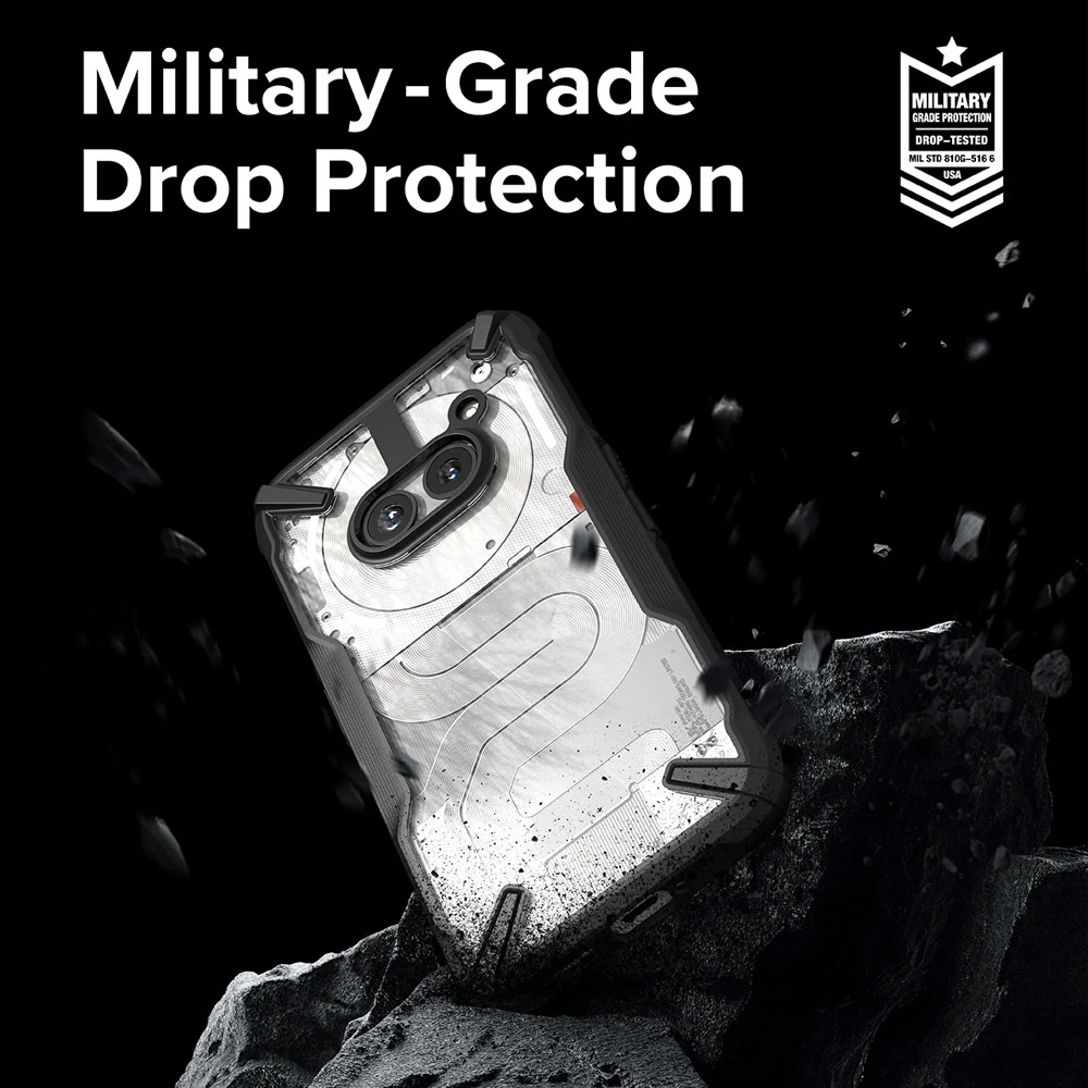 Picture of Nothing Phone 2a Case | Ringke Fusion X Hybrid Drop Protection Case for Nothing Phone 2a (Black)