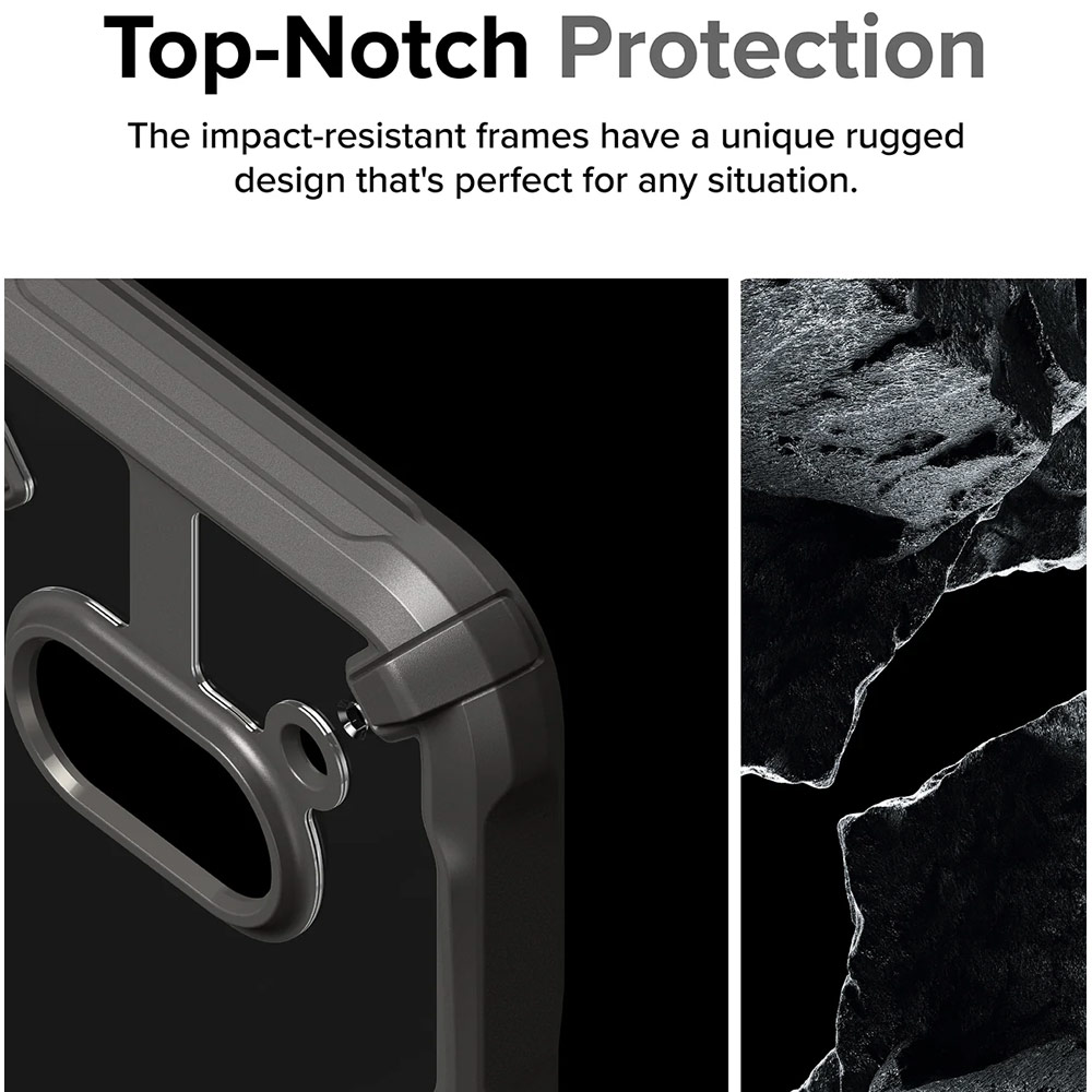 Picture of Nothing Phone 2a Case | Ringke Fusion X Hybrid Drop Protection Case for Nothing Phone 2a (Gray)