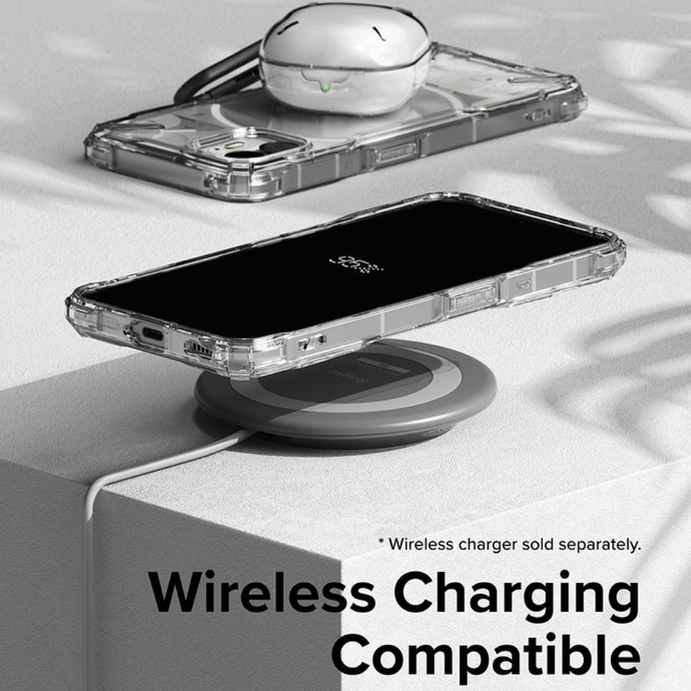 Picture of Nothing Phone 2 Case | Ringke Fusion X High Level Protection Case for Nothing Phone 2  (Smoke Black)