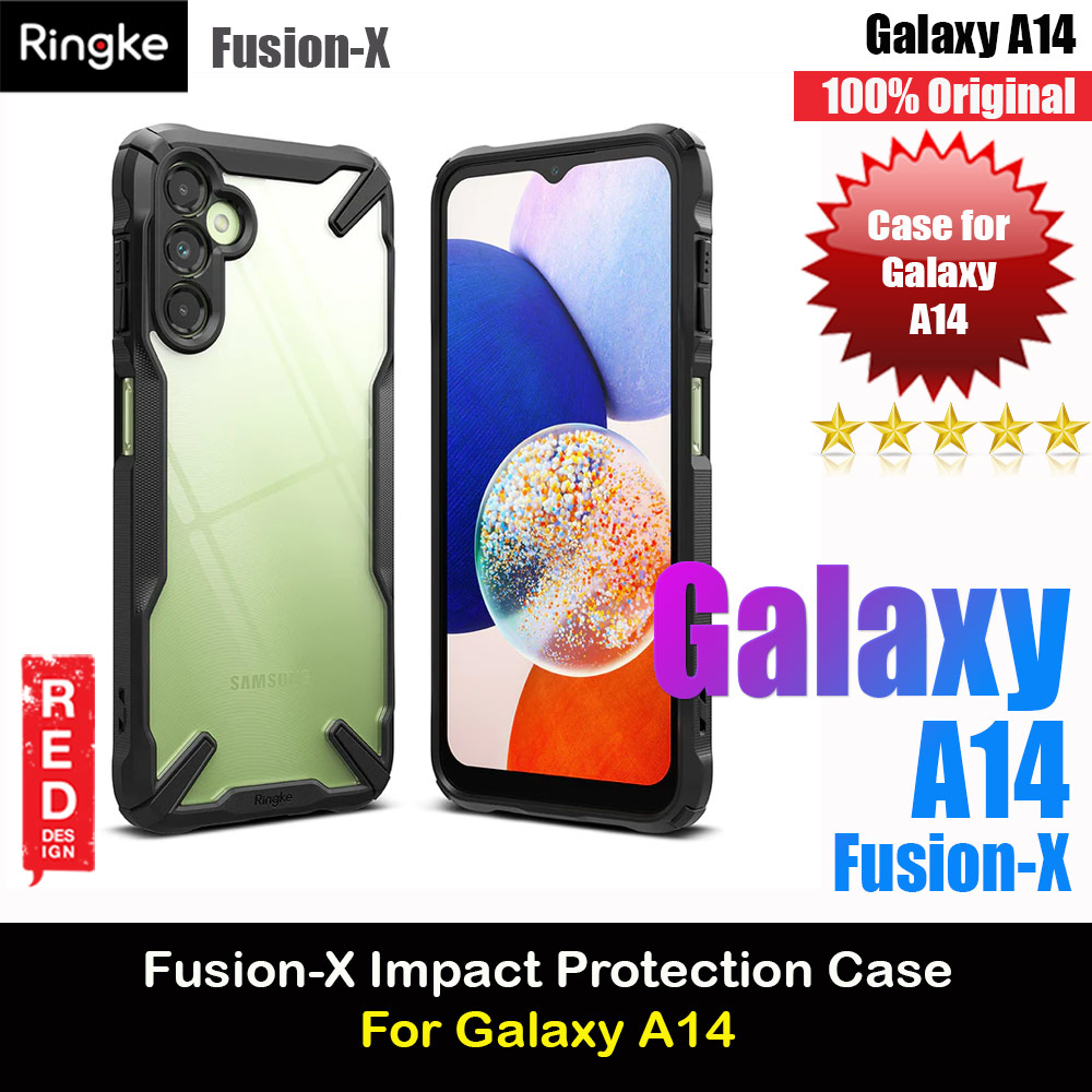 Picture of Ringke Fusion X Transparent Back Panel and Flexible TPU Frames Protection Case for Samsung Galaxy A14 5G (Black) Samsung Galaxy A14 5G- Samsung Galaxy A14 5G Cases, Samsung Galaxy A14 5G Covers, iPad Cases and a wide selection of Samsung Galaxy A14 5G Accessories in Malaysia, Sabah, Sarawak and Singapore 