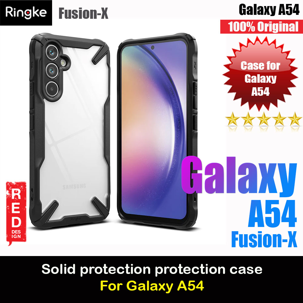 Picture of Ringke Fusion X Solid TPU Frames Drop Protection Case for Samsung Galaxy A54 5G (Black) Samsung Galaxy A54 5G- Samsung Galaxy A54 5G Cases, Samsung Galaxy A54 5G Covers, iPad Cases and a wide selection of Samsung Galaxy A54 5G Accessories in Malaysia, Sabah, Sarawak and Singapore 