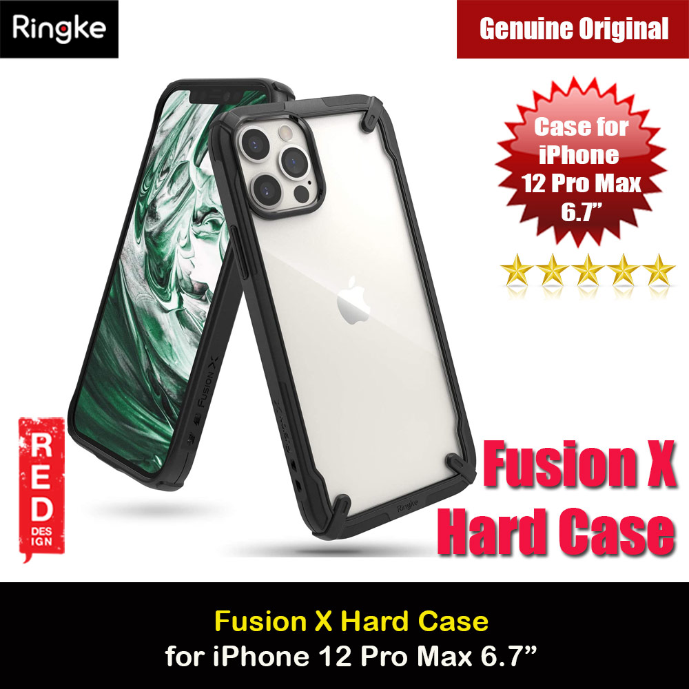 Picture of Ringke Fusion X Protection Case for Apple iPhone 12 iPhone 12 Pro 6.1 (Black) Apple iPhone 12 6.1- Apple iPhone 12 6.1 Cases, Apple iPhone 12 6.1 Covers, iPad Cases and a wide selection of Apple iPhone 12 6.1 Accessories in Malaysia, Sabah, Sarawak and Singapore 