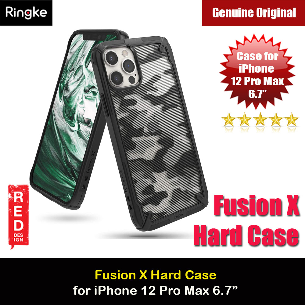 Picture of Ringke Fusion X Protection Case for Apple iPhone 12 Pro Max 6.7 (Camo) Apple iPhone 12 Pro Max 6.7- Apple iPhone 12 Pro Max 6.7 Cases, Apple iPhone 12 Pro Max 6.7 Covers, iPad Cases and a wide selection of Apple iPhone 12 Pro Max 6.7 Accessories in Malaysia, Sabah, Sarawak and Singapore 