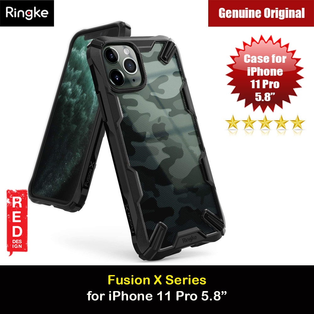 Picture of Apple iPhone 12 Pro Max 6.7 Case | Ringke Fusion-X Protection Case for Apple iPhone 12 Pro Max 6.7 (Camo Black)