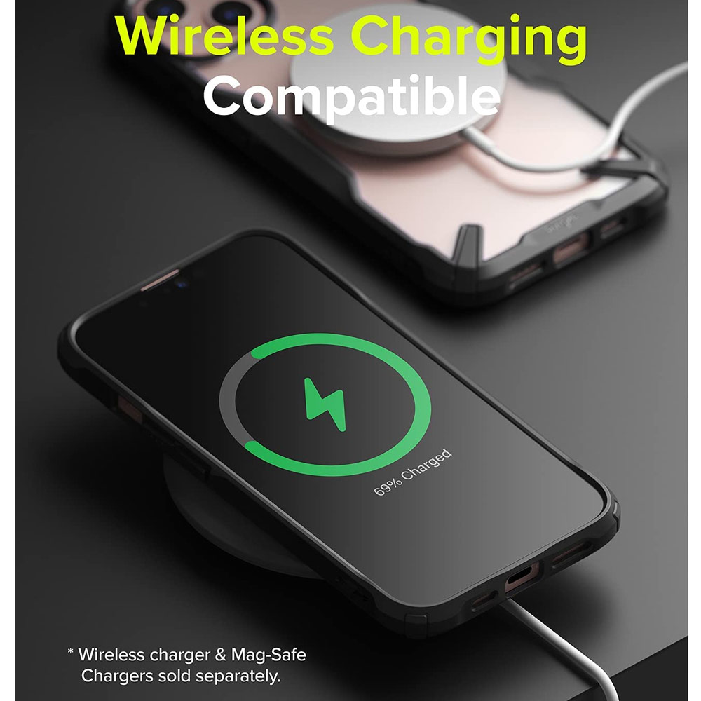 Picture of Apple iPhone 13 6.1 Case | Ringke Fusion X Protection Case for Apple iPhone 13 6.1 (Black)