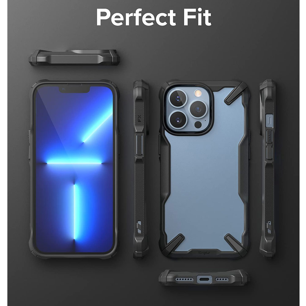 Picture of Apple iPhone 13 Pro Max 6.7 Case | Ringke Fusion X Protection Case for Apple iPhone 13 Pro Max 6.7 (Black)
