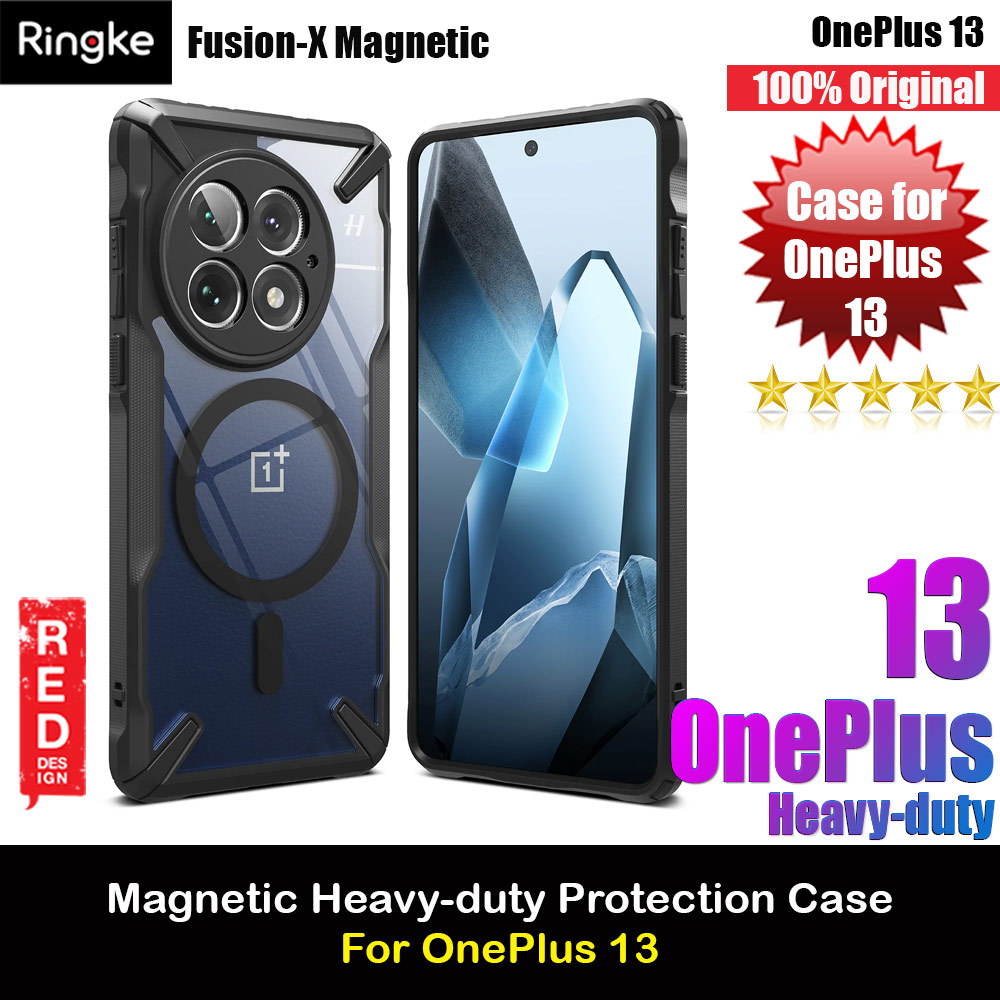 Picture of Ringke Fusion X Magnetic Anti Yellow Back Plate Drop Protection Case for OnePlus 13 (Black) OnePlus 13- OnePlus 13 Cases, OnePlus 13 Covers, iPad Cases and a wide selection of OnePlus 13 Accessories in Malaysia, Sabah, Sarawak and Singapore 