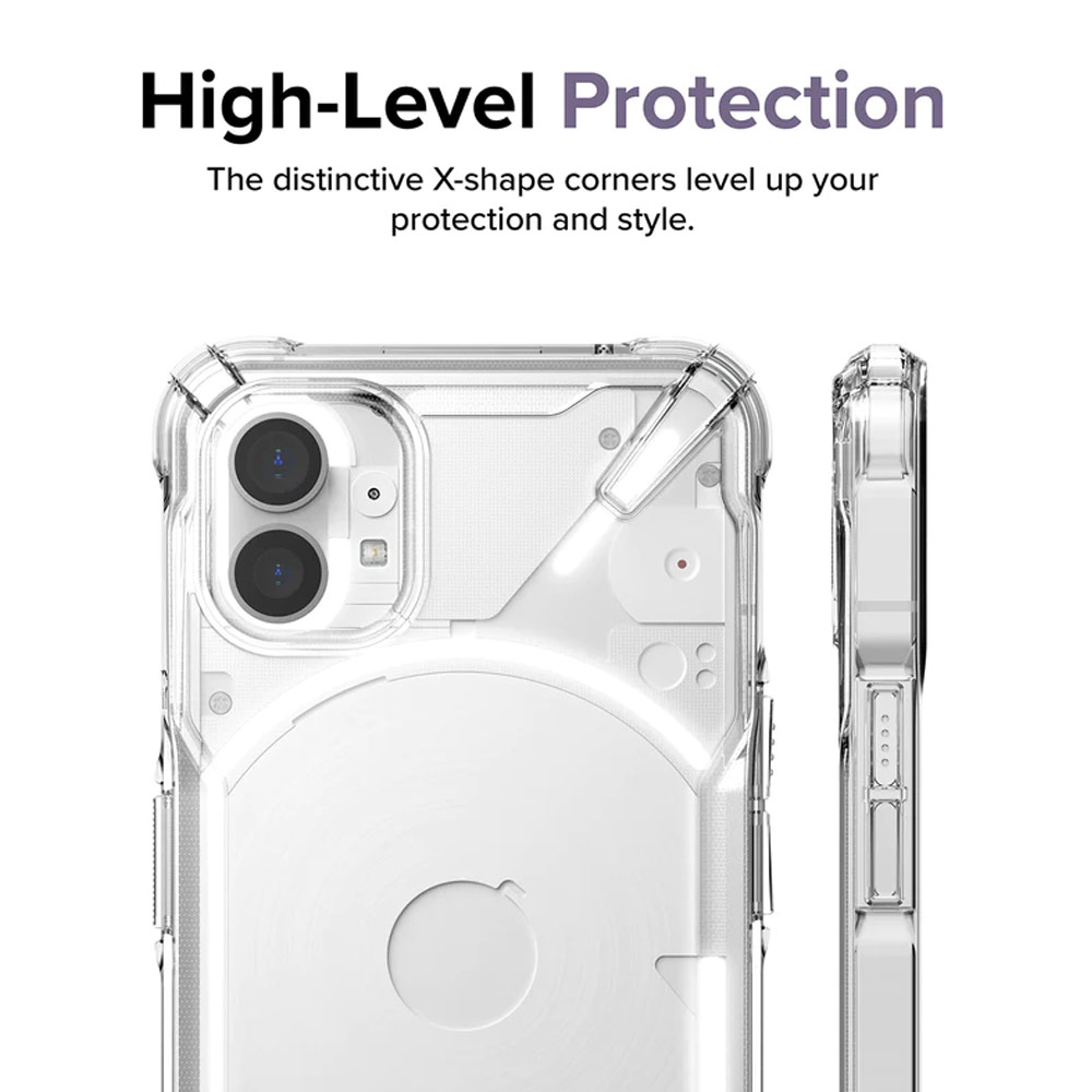 Picture of Nothing Phone 1 Case | Ringke Fusion Protection Case for Nothing Phone 1 (Clear)