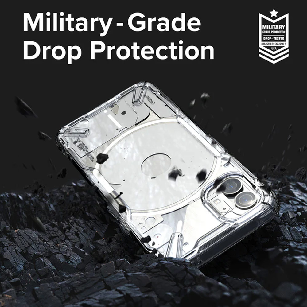 Picture of Nothing Phone 1 Case | Ringke Fusion Protection Case for Nothing Phone 1 (Clear)