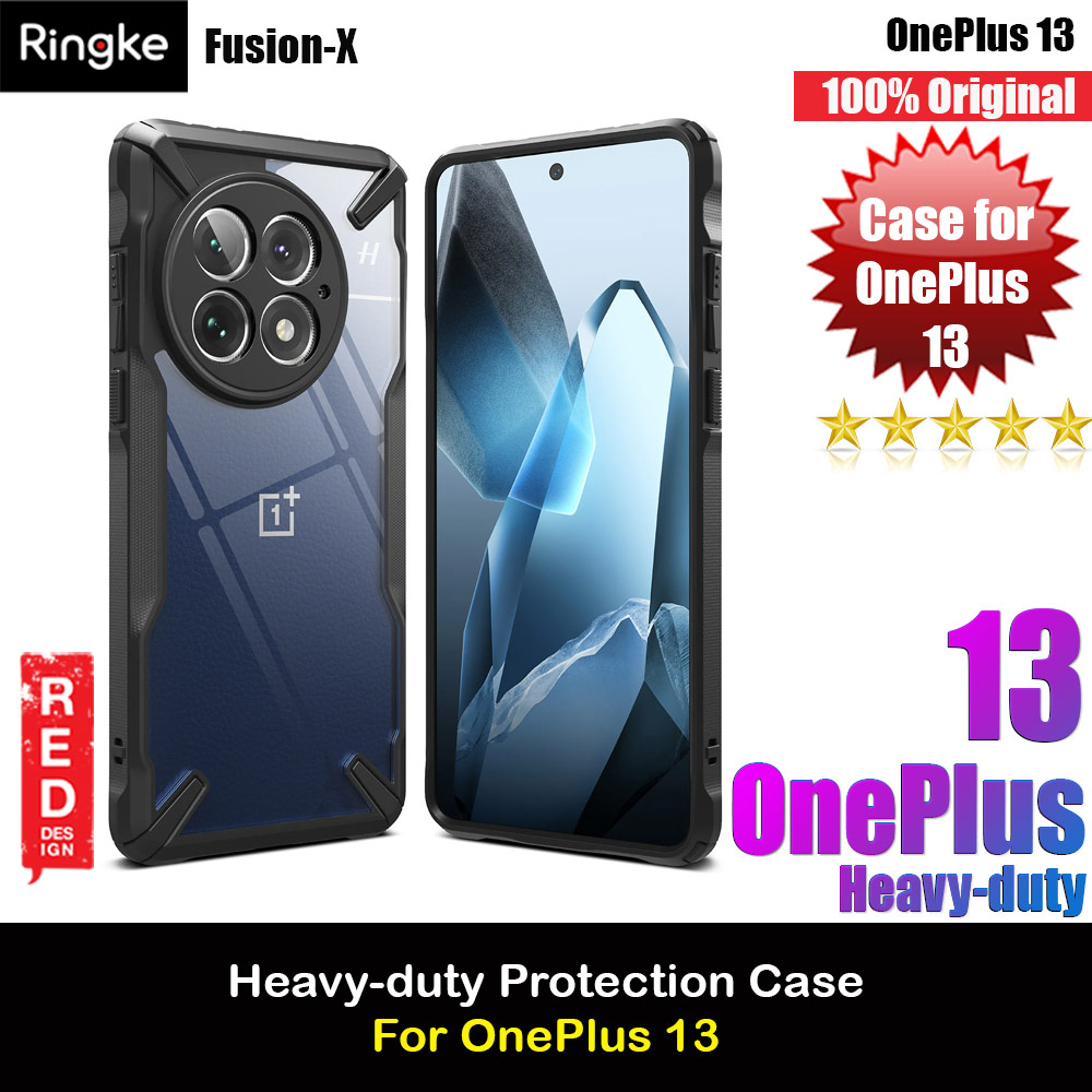 Picture of Ringke Fusion X Drop Protection Case for OnePlus 13 (Black) OnePlus 13- OnePlus 13 Cases, OnePlus 13 Covers, iPad Cases and a wide selection of OnePlus 13 Accessories in Malaysia, Sabah, Sarawak and Singapore 