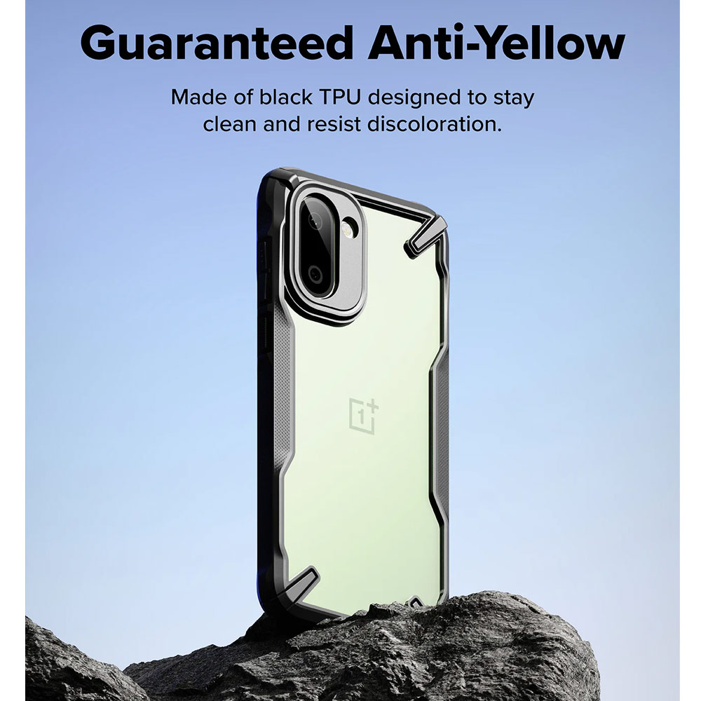 Picture of OnePlus 15R Case | Ringke Fusion X OnePlus 15 Drop Protection Case for OnePlus 15R  (Black)