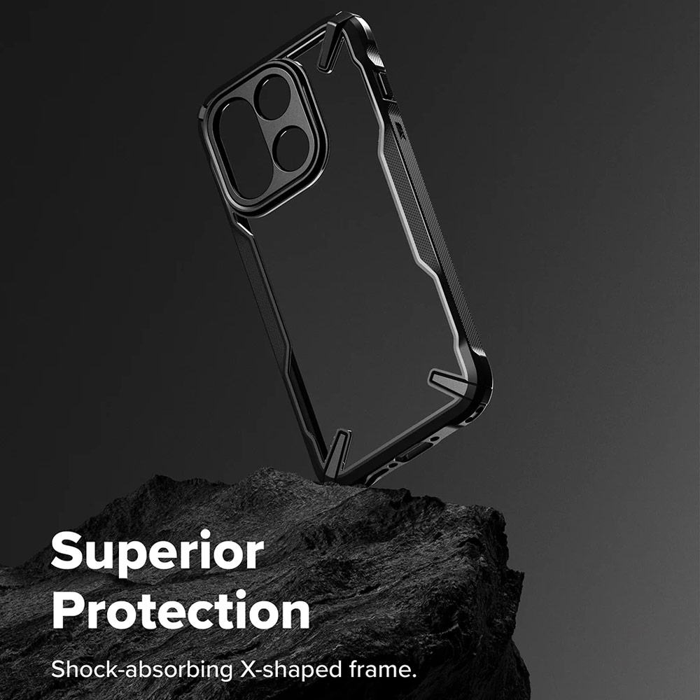 Picture of OnePlus 15 Case | Ringke Fusion X OnePlus 15 Drop Protection Case for OnePlus 15  (Black)